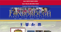 Desktop Screenshot of foxbororec.com